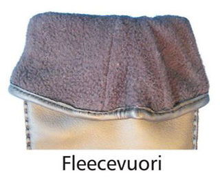 MIESTEN NAHKAKÄSINE / LAMMASSORMIKAS OHUELLA FLEECEVUORELLA - MUTKA 1011M