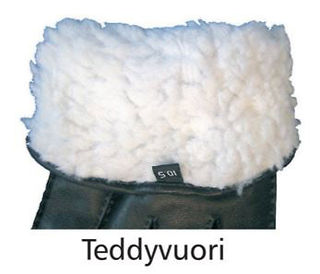 MIESTEN LAMMASSORMIKAS TEDDYVUORELLA JA SISÄSAUMALLA - MUTKA 1264M